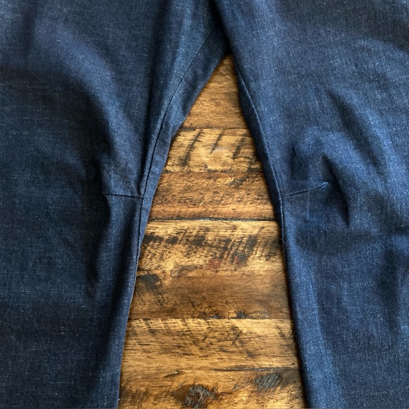 Locker Room Barrel Leg Jeans Raw Hem Cropped High Waist L/XL - Picture 2 of 14